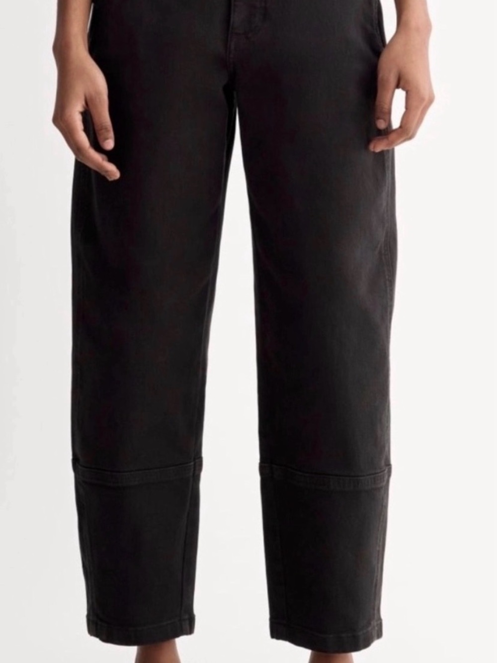 Everlane Barrel Leg Black pants